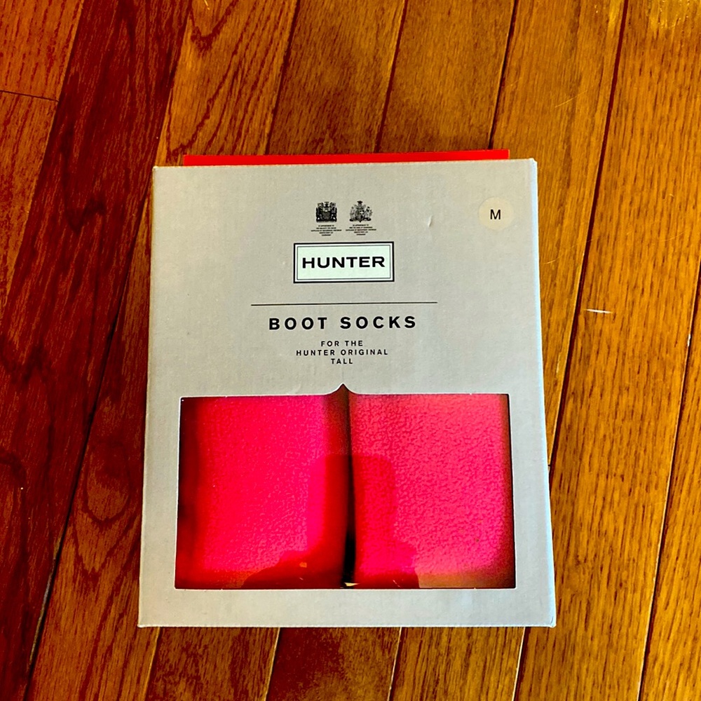 NEW HUNTER Tall Boot socks Bright Pink US 5 -7